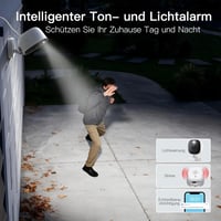VIM TAG 2.5K WiFi Kültéri Biztonsági Kamera, Színes Éjjellátó, Mozgásérzékelés, IP66, Alexa 5