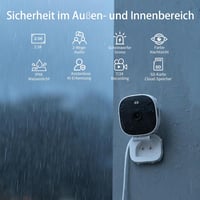VIM TAG 2.5K WiFi Kültéri Biztonsági Kamera, Színes Éjjellátó, Mozgásérzékelés, IP66, Alexa 2