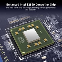 VIMIN 10Gb PCIe Hálózati Kártya Dual SFP+ Porttal, Intel 82599 Chip, 10Gbps Ethernet Adapter Windows/Linux/VMware Rendszerekhez, PCI Express 3