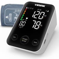 Tensiometru de braț Vimmk cu afișaj LED digital, detectarea aritmiei, monitorizarea pulsului, memorie 2x120, manșetă 22-40 cm 1