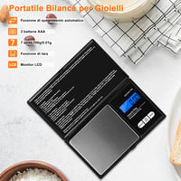 Vinabo Digitális Precíziós Mérleg 0,01g LCD Kijelzővel Arany 3