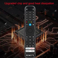 VINABTY Hangvezérlésű Távirányító TCL 4K Ultra HD HDR Smart LED TV-hez - Kompatibilis 43PF650K 50PF650K 55PF650K 65PF650K 75T6C-UK 85T6C-UK  7