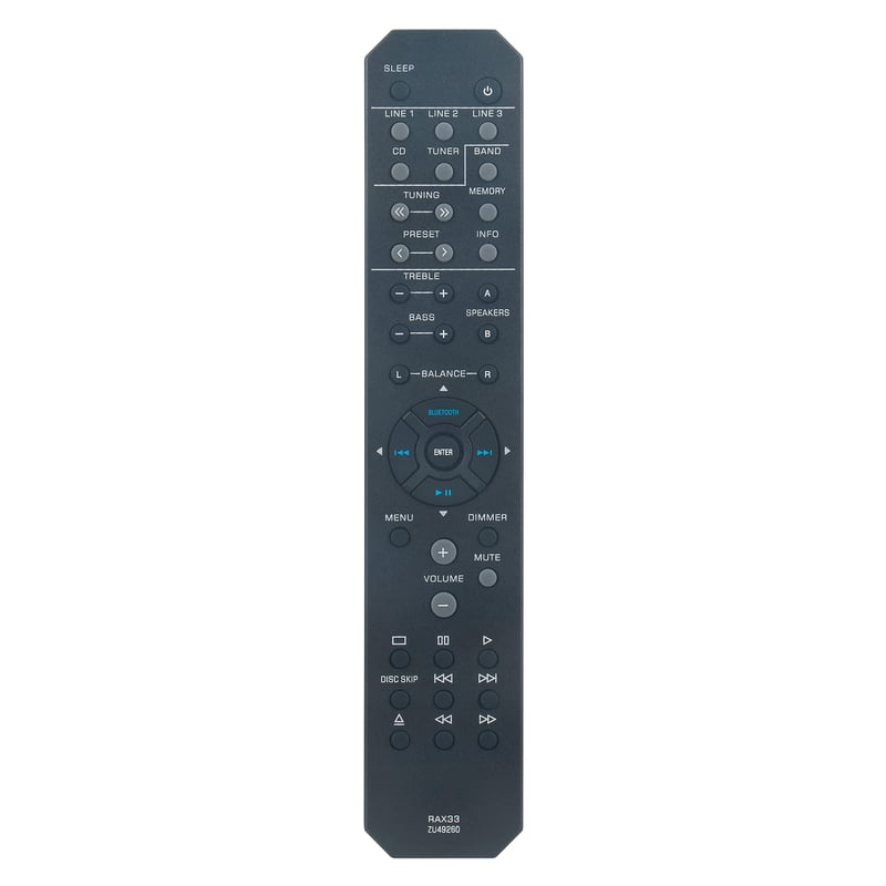 VINABTY RAX33-ZU49260 Diaľkový ovládač pre Yamaha Audio/Video zosilňovače - Kompatibilný s modelmi R-S202 R-S202BL R-S202D RS202
