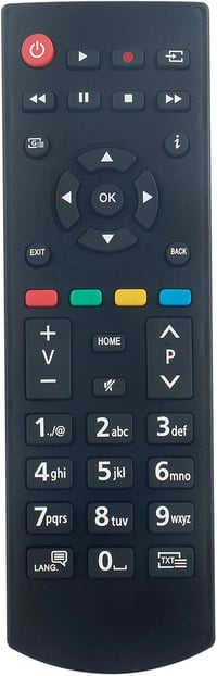 VINABTY RC39127M Távirányító Panasonic TV-hez - Kompatibilis TX-32GW334, TX-24J330E, TX-39GW334 és más modellekhez - Univerzális helyettesít 4
