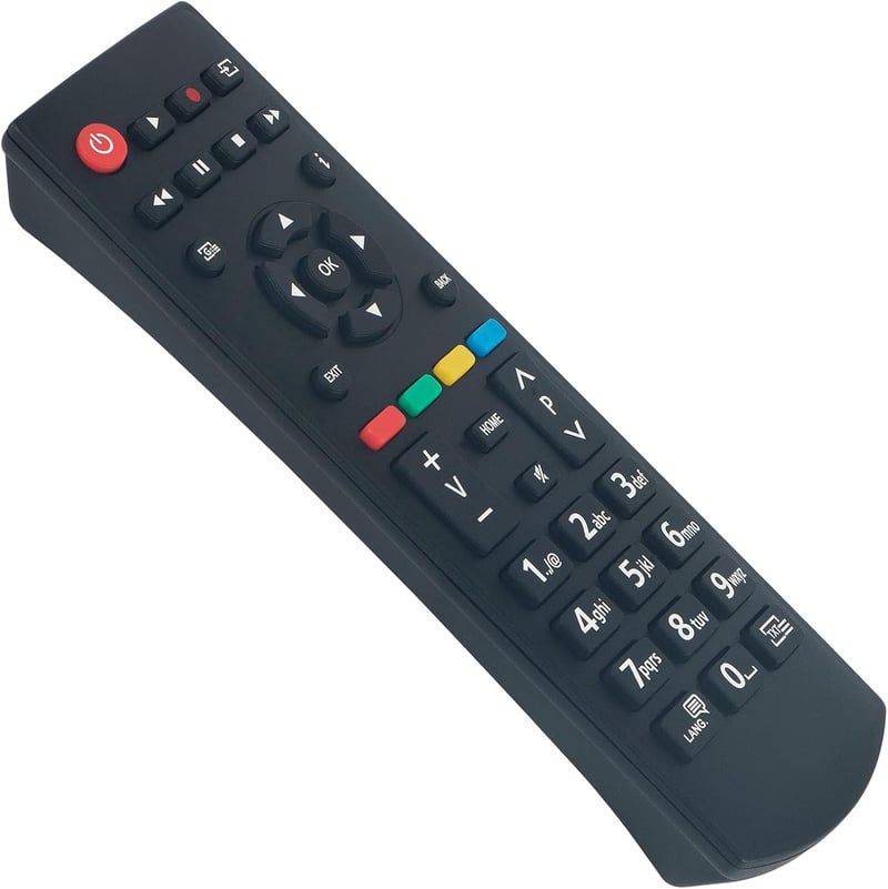 VINABTY RC39127M Távirányító Panasonic TV-hez - Kompatibilis TX-32GW334, TX-24J330E, TX-39GW334 és más modellekhez - Univerzális helyettesít