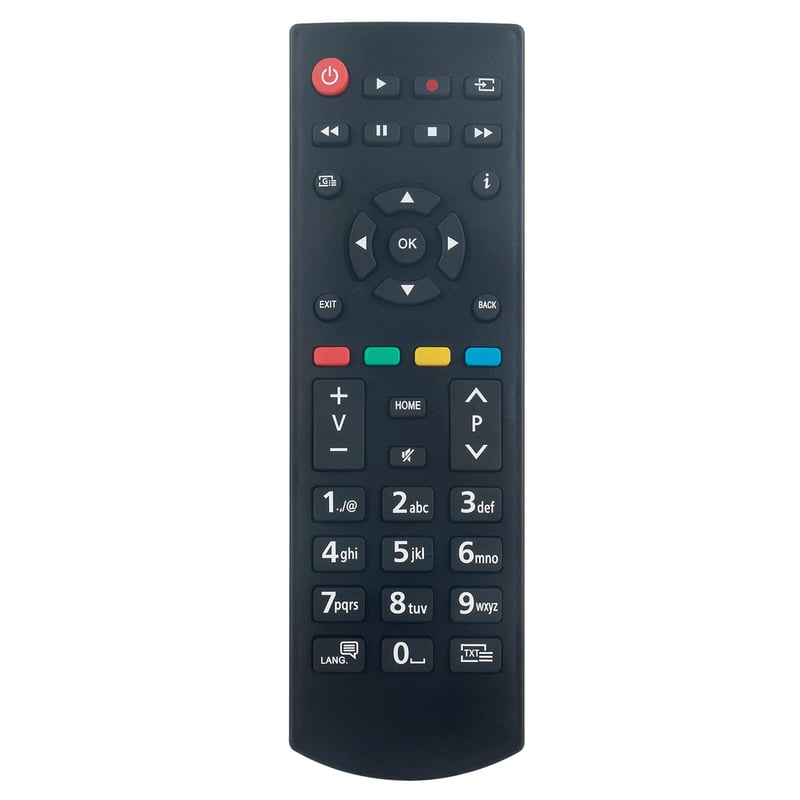 VINABTY RC39127M daljinski upravljač za Panasonic TV - Kompatibilan s TX-32GW334, TX-24J330E, TX-39GW334 i drugim modelima - Univerzalna zamjena