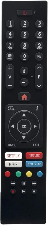 VINABTY RC43137P Távirányító Polaroid TV-hez - Kompatibilis P49UPA2029A P50UPA2029A P43UPA2031A P32FPA0119A és Több Modellhez - Csere Távirá 2