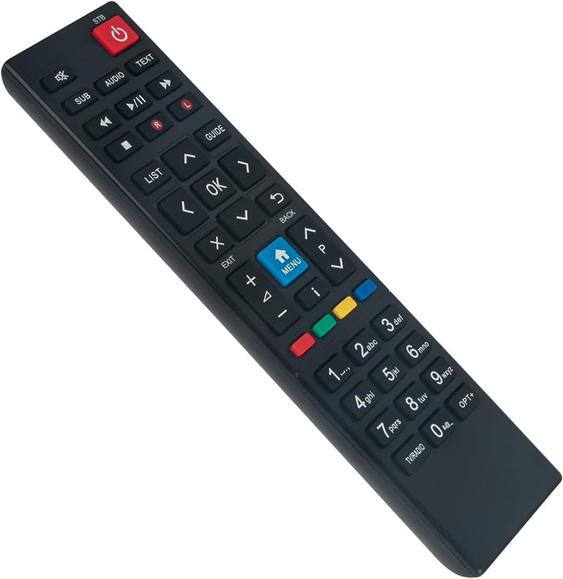 Vinabty RM-M04 Távirányító Humax HD Nano Eco Műholdvevőkhöz - Kompatibilis HD6400S Modellel - Univerzális Helyettesítő Távirányító