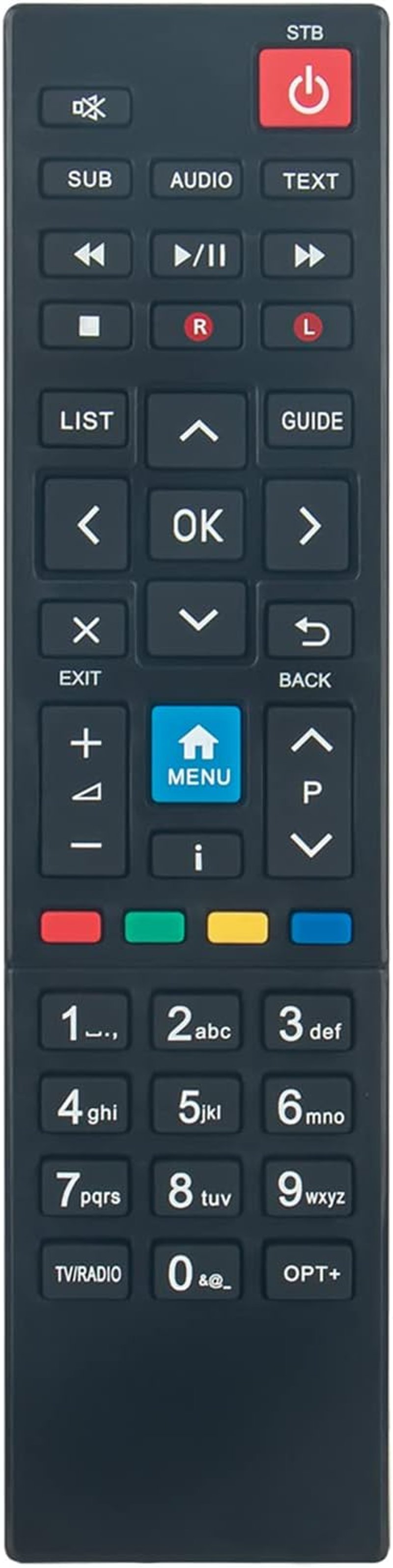 Vinabty RM-M04 Távirányító Humax HD Nano Eco Műholdvevőkhöz - Kompatibilis HD6400S Modellel - Univerzális Helyettesítő Távirányító