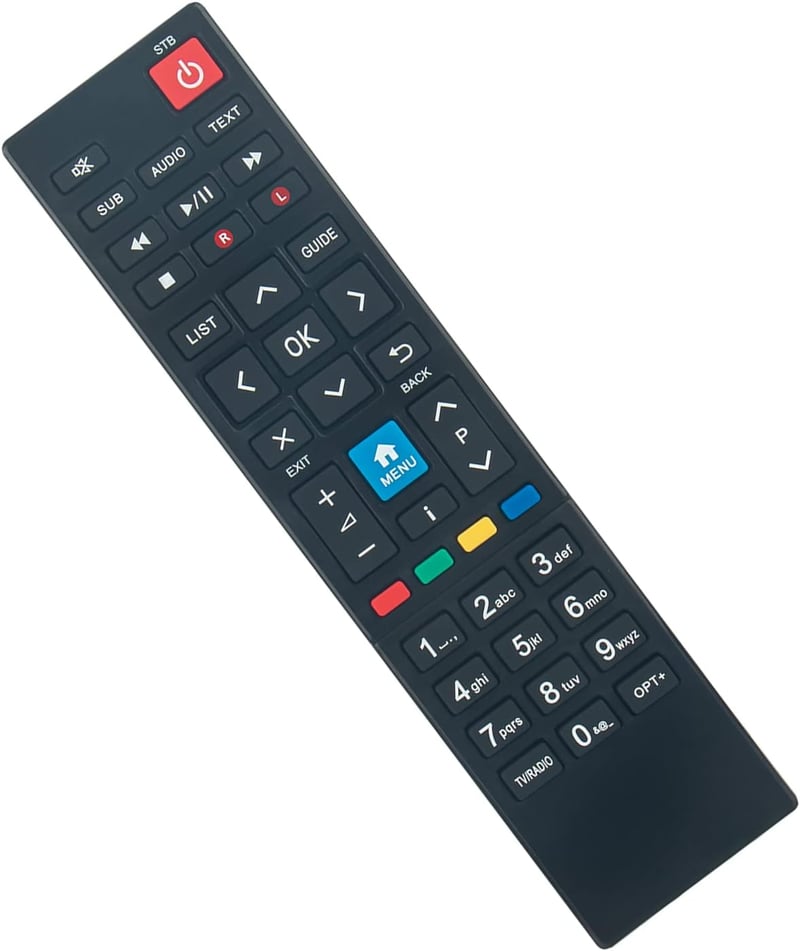 Vinabty RM-M04 Távirányító Humax HD Nano Eco Műholdvevőkhöz - Kompatibilis HD6400S Modellel - Univerzális Helyettesítő Távirányító