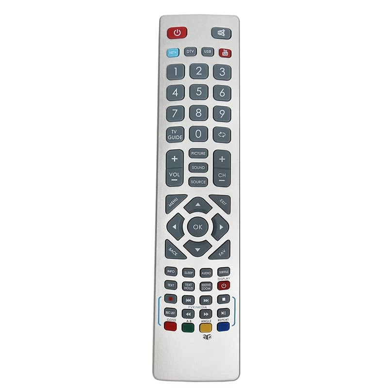 VINABTY Daljinski upravljač za Sharp TV - Kompatibilan s modelima serije LC-43/49/50/55 CFE, Univerzalni Zamjenski Daljinski Upravljač