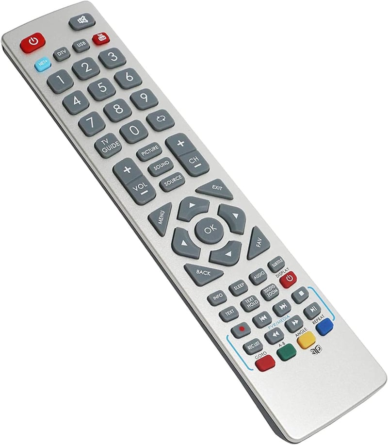 VINABTY Távirányító Sharp TV-hez - Kompatibilis LC-43/49/50/55 CFE sorozatú modellekkel, Univerzális Csere Távirányító