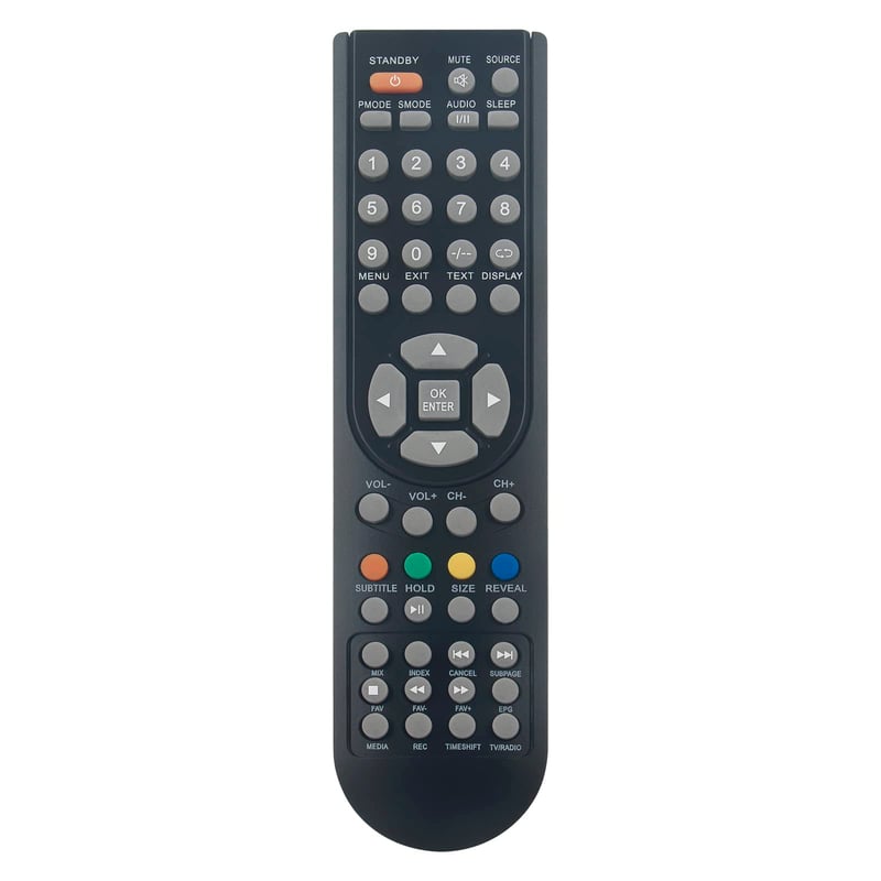 VINABTY Univerzálny diaľkový ovládač pre LED TV Qbell - Kompatibilný s modelmi QBT.32DD QBT.32ED QXT.19KD QXT.32KF QBT.42DD QXT.24KD QXT.39KF
