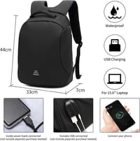 VINBAGGE 15.6" Vízálló Laptop Hátizsák USB Porttal Utazáshoz és Munkához 7