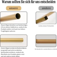 VINCIGANT 3 részes esküvői háttér állvány szett (2,2m, 2,0m, 1,8m) fém ívállvány 4
