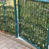 Vinclus Művirág Sövény Balkon Takaró 100x300cm Kert Dekoráció Zöld Fal - 100cm x 300cm 6