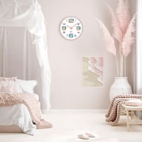 VINILITE rádiójel-vezérelt falióra, csendes, modern - 30 cm 7
