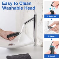 Vinmall Elektromos Orrszőr és Fülszőr Trimmer Férfiaknak Fájdalommentes 4