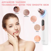 Vinmall Pórustisztító Vákuum Blackhead Eltávolító Kék Fénnyel Akné Elleni Készülék 6