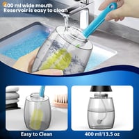 Vinmall Vezeték Nélküli Szájzuhany 400ml, 6 Fej, 5 Mód - Fogápolás Otthon és Utazáshoz 2