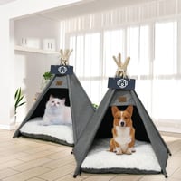 Vinnypet Tipi Sátor Macskáknak és Kutyáknak Párnával 50x50x60cm 6