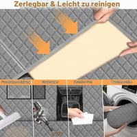 Husă Auto Vinstatin pentru Câini, pentru Bancheta din Spate - Protecție pentru Scaune Impermeabilă, Rezistentă la Zgârieturi și Rupere, cu Capacitate de Încărcare de 180 kg, Bază Rigidă, Plasă de Ventilație, Centură de Siguranță, Lavabilă 5