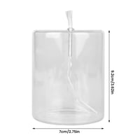 Lampă cu petrol vintage din sticlă - iluminat de urgență pentru interior și decor pentru cazuri de pană de curent 2