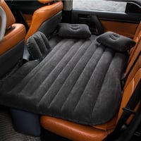 Vinteky madrac na napuhavanje za automobil s električnom pumpom - crni - 140x90 cm 2
