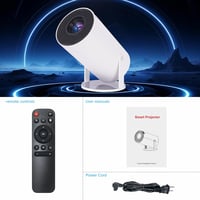 Vinteky Hordozható 4K Projektor WiFi6 Bluetooth 5.2 Android 11 Rendszerrel, 130 Colos Vetítés, 180° Forgatható, YouTube Előtelepítve, Fekete 5