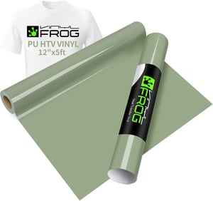 VINYL FROG prijenosna flex folija za majice - kaki zelena - 30,5x155 cm