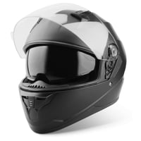 Vinz Kennet integralna kaciga s vizirom, ECE 22.06 i pripremom za Pinlock, motociklistička kaciga za muškarce i žene za skuter, žuta, XS-XXL 1