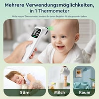Viproud Infravörös Homlok Hőmérő Babáknak és Felnőtteknek LED Kijelzővel 5
