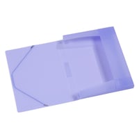 Viquel plastična mapa s 3 pretinca velikog kapaciteta A4 - prozirno ljubičasta 2