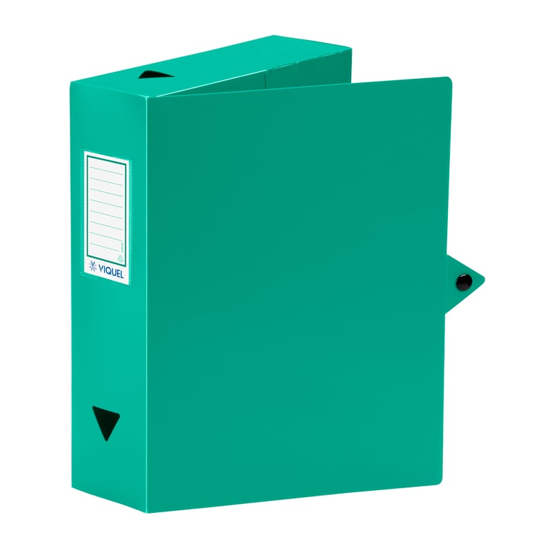 Viquel Class Doc archivačný box, 24,5x33 cm, šírka chrbta 80 mm, polypropylén, zelený