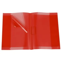 Copertă pentru caiet A4 Viquel Strong Cover roșu, din plastic, cu cotor întărit și clapete pentru semn de carte 2