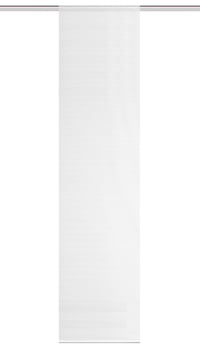 Vision S Roman félátlátszó panelfüggöny bambusz hatású, lézer vágott szélekkel, fehér, 245 x 60 cm, 1 db 2