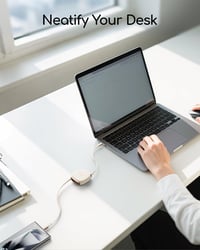 VisionSync 240W USB-C visszahúzható kábel 2x1m gyorstöltés iPhone Samsung 4