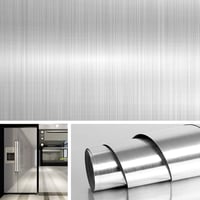 VisitRyl öntapadós faldekoráció ezüst 10x500cm konyha fürdőszoba vízálló PVC szalag 5