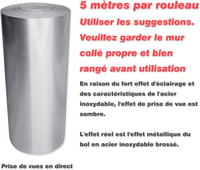VisitRyl öntapadós faldekoráció ezüst 10x500cm konyha fürdőszoba vízálló PVC szalag 4