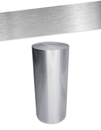 VisitRyl samoljepljiva PVC zidna lajsna za kuhinju/kupaonicu, srebrna - 10x500 cm 2