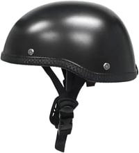 VISLONE Félig nyitott motoros sisak matt fekete 54-60 cm fejkerülethez 1