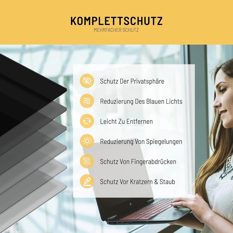 VistaProtect 14 hüvelykes laptop monitorszűrő adatvédelmi képernyővédő