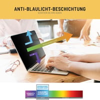 VistaProtect Premium Mágneses Képernyővédő MacBook Pro 14 Colos Kék Fény Szűrő 5