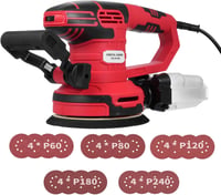 Vistreck 150mm Elektromos Excenter Csiszoló 450W, 6 Fokozat, 13000 RPM Fa Megmunkáláshoz 1