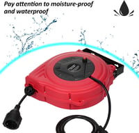 Vistreck Automata Kábeldob 10+1,5m Fali Szereléshez 1250W Forgatható Tartóval 2