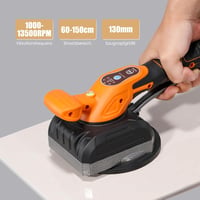 Vistreck Vezeték nélküli Csempelehúzó Vibráló Gép 21V 130mm Szívópohárrral 5