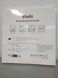 Vitafit Személyi Mérleg Testzsír Elemzéssel, Bluetooth, 182 kg, Fekete 9