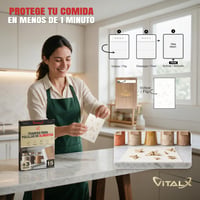VITALX Capcană cu feromoni pentru molii alimentare, set de 15 bucăți, fără substanțe toxice, pentru bucătărie și cămară, fără insecticide 2