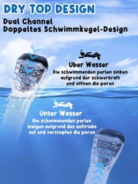 Vitare teljes arcú snorkel maszk 180° látómezővel, felnőtteknek és gyerekeknek, kamera klippel 4