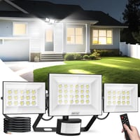Viugreum 200W LED reflektor mozgásérzékelővel, 30000 lm, távirányítóval, IP66 1